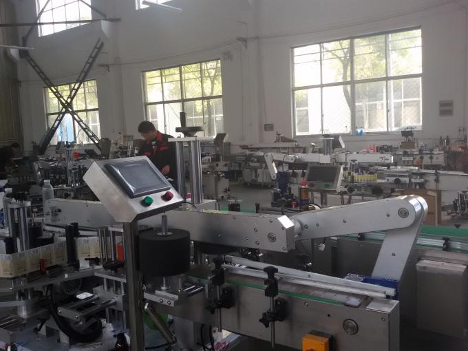 둥근 작은 유리 병 1.5KW를위한 350ml 자동 접착 스티커 abeling 기계