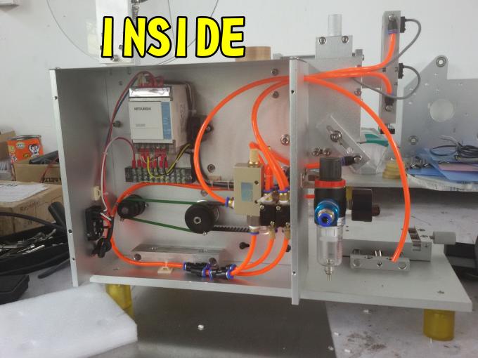 병 레테르를 붙이기를위한 SUS304 스테인리스 경제 두 배 옆 스티커 레테르를 붙이는 기계