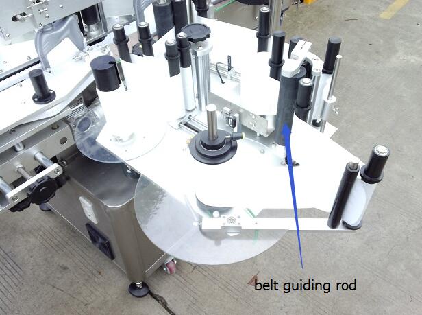 개체 감지 매직 아이 턴테이블이있는 자동 양면 스티커 라벨링 기계