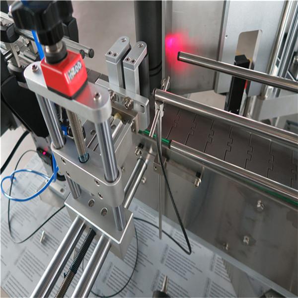 표준 자동 원형 병 라벨링 기계 전면 및 후면