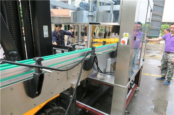 정면 / 뒤 자동적 인 상표 도포 구 기계 장비 속도 18000B / H