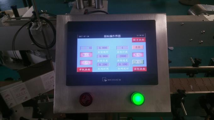 자동적 인 편평한 병 유리 병 레테르를 붙이는 기계, 스티커 상표 기계