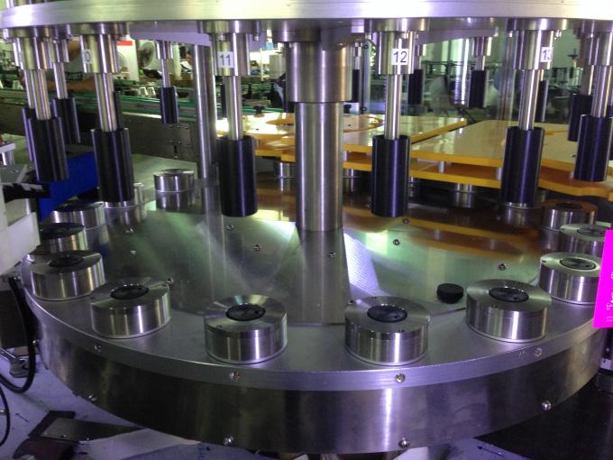 높은 생산 포도주 / 맥주 병 레테르를 붙이는 기계, 둥근 병 라벨 붙이는 사람