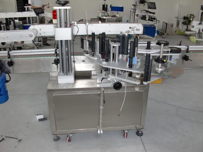 플라스틱 및 유리 병 PLC 제어 자동 양면 스티커 라벨링 기계 서보 모터