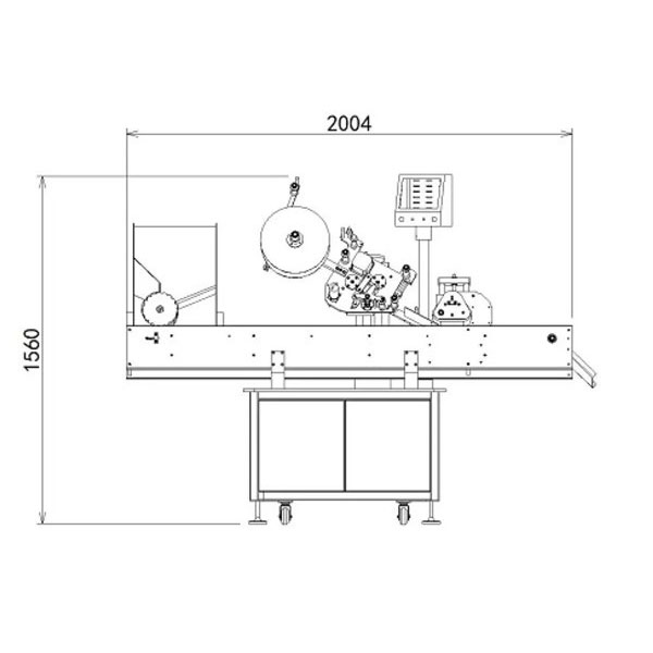 소형 병용 고속 전자동 바이알 라벨링 기계