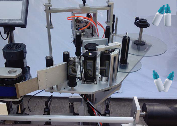중국 자동을 가진 정상 / 바닥 측 수직 스티커 둥근 병 레테르를 붙이는 기계 협력 업체