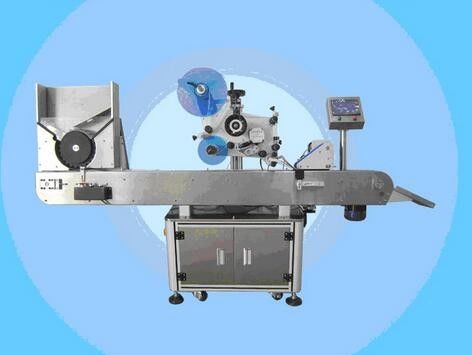 중국 화장품을위한 자동적 인 작은 유리 병 레테르를 붙이는 기계 매니큐어 상표 스티커 기계 협력 업체