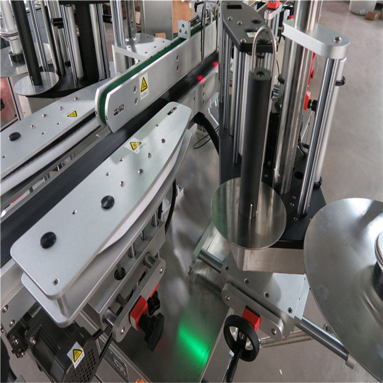 세륨 자동적 인 스티커 레테르를 붙이는 기계, 정면 및 뒤 병 라벨 붙이는 사람 기계