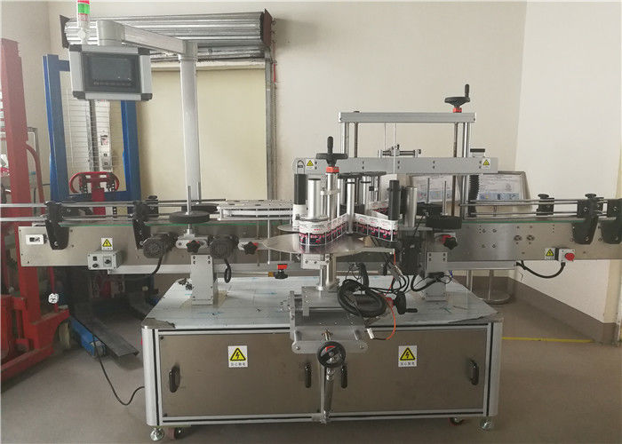 중국 2 타원형 병을위한 맨 위 정면과 뒤 두 배 옆 스티커 레테르를 붙이는 기계 협력 업체
