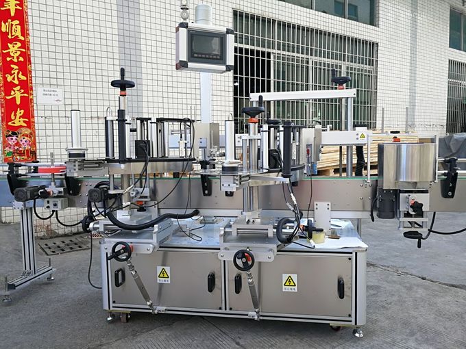 터치 스크린 완전 자동 양면 전면 및 후면 자동 접착 라벨링 기계